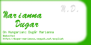 marianna dugar business card