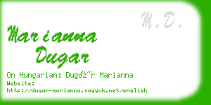 marianna dugar business card